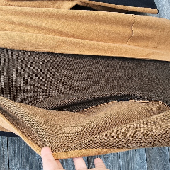 Rachel Zoe Bkack & Camel Colored Jacket Size XL - Picture 4 of 9